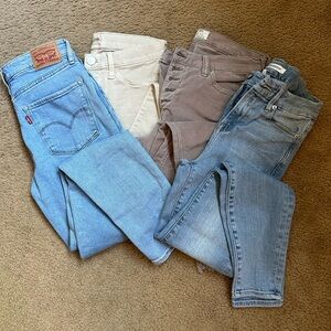 Jean bundle! 4 pairs for $85